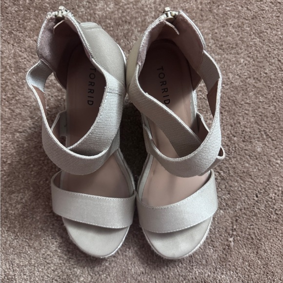 Stretch platform wedge sandals - Picture 6 of 6